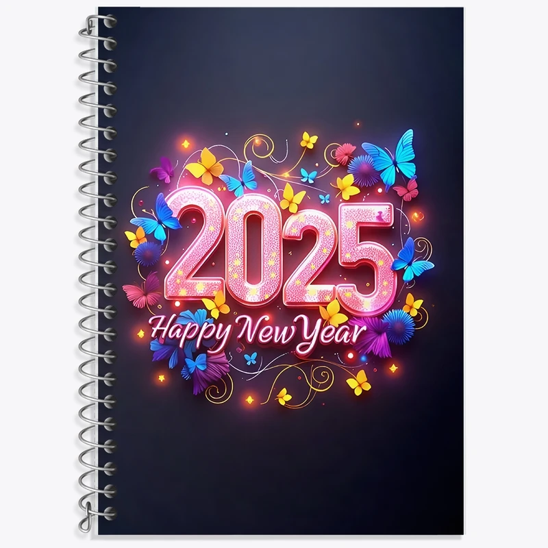 دفتر لغت 50 برگ خندالو طرح سال 2025 کد F9183