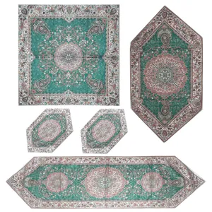 ست پنج تکه رومیزی ترمه مدل افشار کد SBP