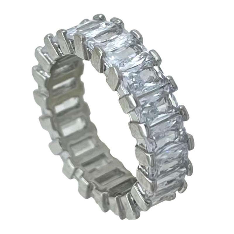 انگشتر زنانه مدل جواهری تنیسی کد R4474 انگشتر زنانه مدل جواهری تنیسی کد R4474