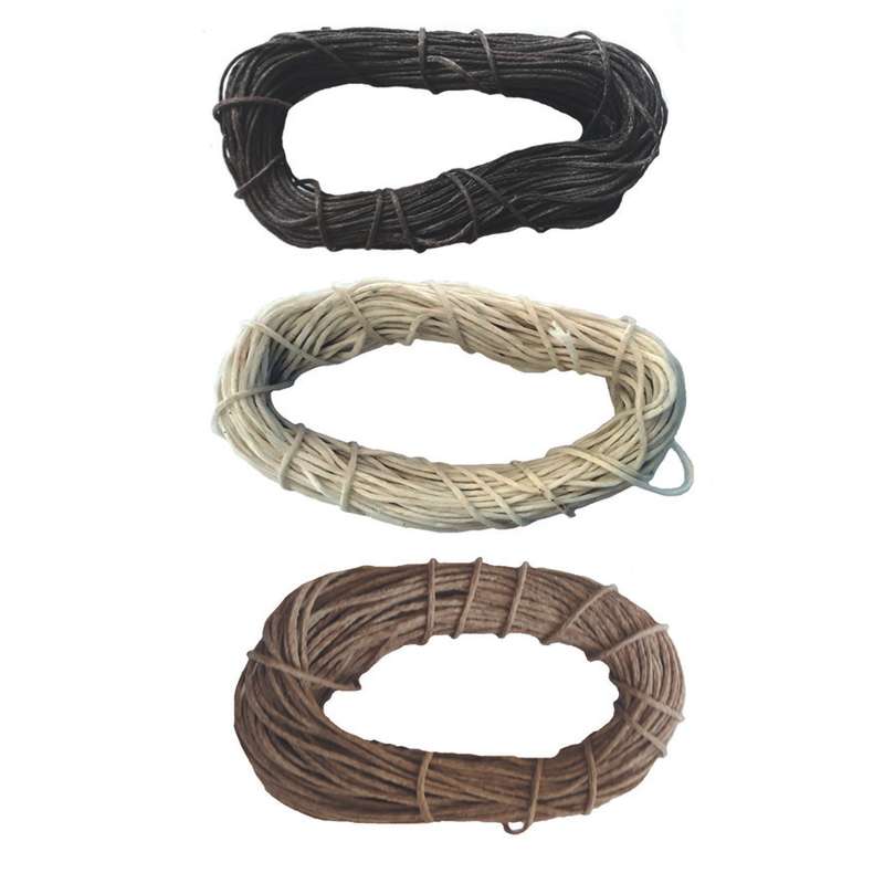 نخ دوخت چرم مدل موم زده کد 3RAN60 مجموعه 3 عددی