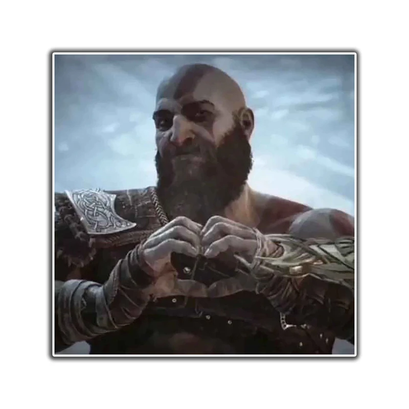 استیکر لپتاپ و گوشی طرح بازی خدای جنگ  کد 2025