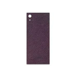 MAHOOT Purple-Leather Cover Sticker for Sony Xperia XA1