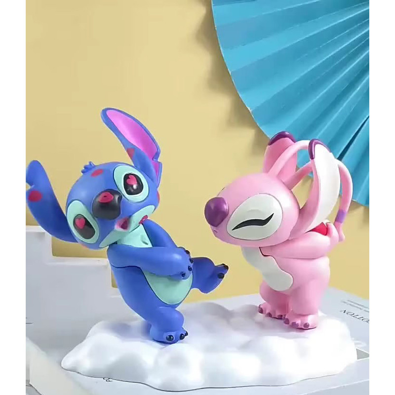 فیگور مدل استیچ عاشق طرح ابری کد 5980 مجموعه 2 عددی ارتفاع 14 سانتی متر