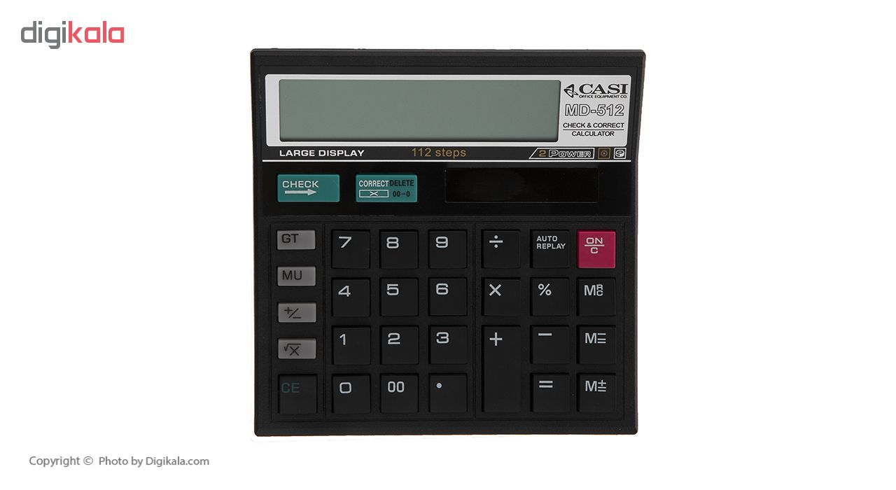 ماشین حساب کاسی مدل MD-512 ماشین حساب کاسی مدل MD-512