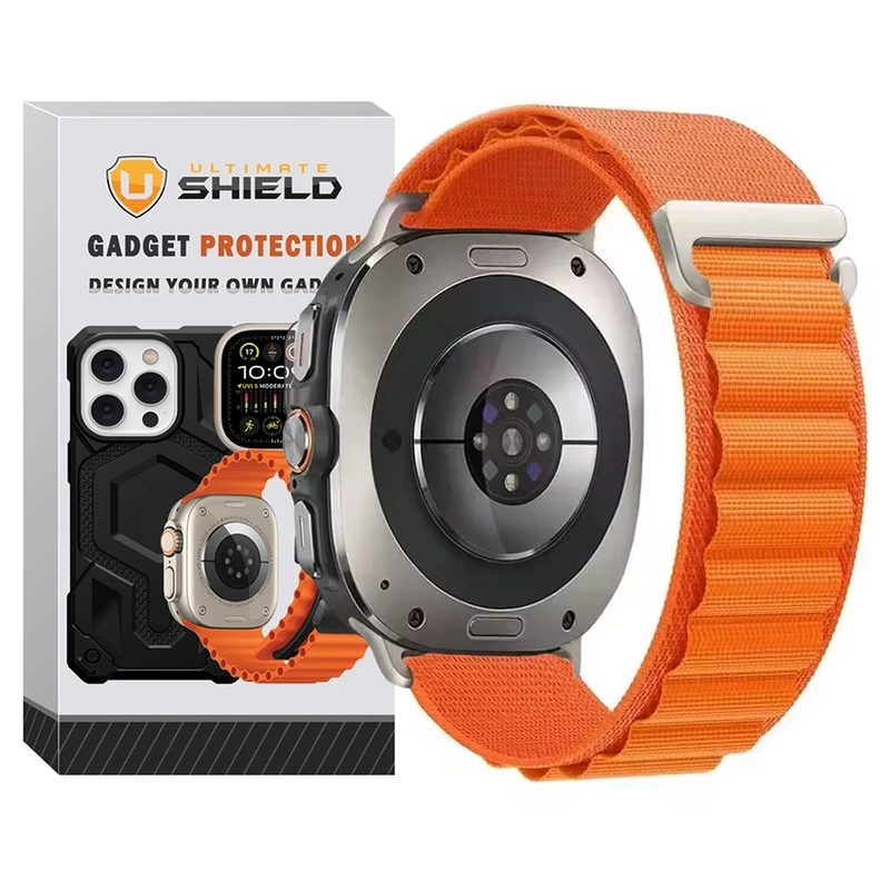 بند آلتیمیت شیلد مدل Alpine NV8 SL مناسب برای ساعت هوشمند سامسونگ Galaxy Watch 8 44mm