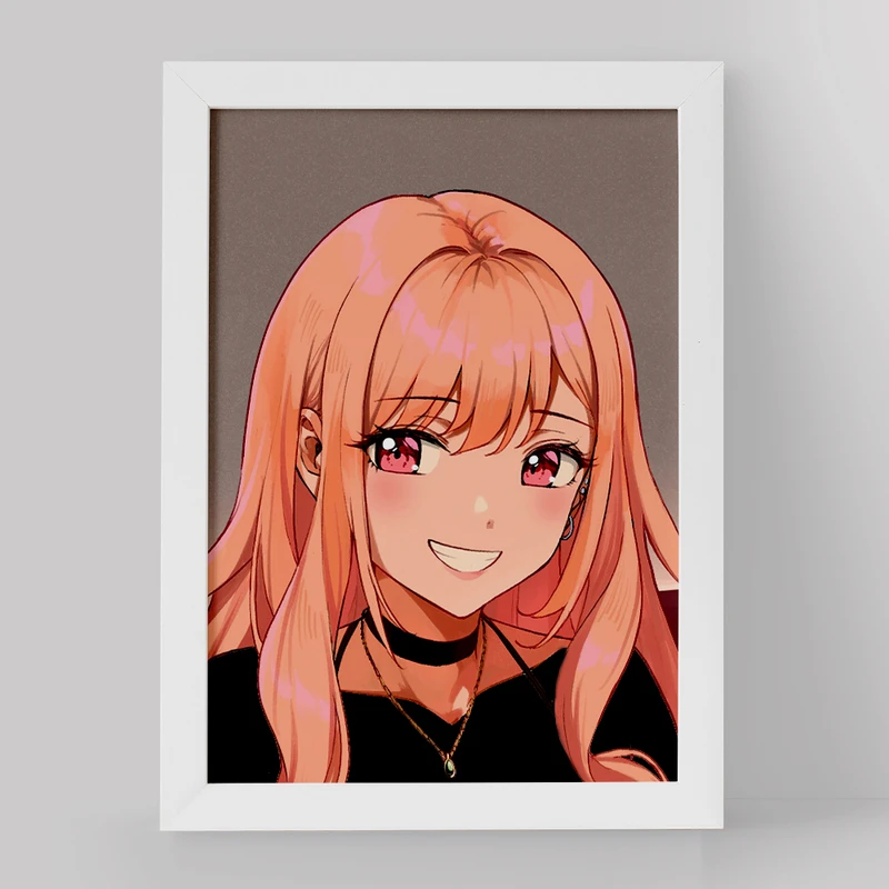 تابلو خندالو مدل مارین کیتاگاوا انیمه دارلینگ در فرنکس کد 12913