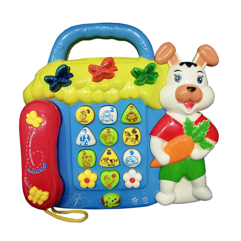 بازی آموزشی طرح تلفن مدل خرگوش کد NO.855-1A