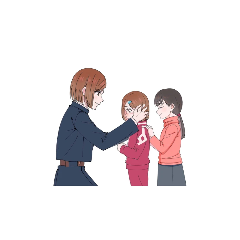 استیکر لپ تاپ و موبایل مدل انیمه جوجوتسو کایسن نوبارا کوگیساکی Jujutsu Kaisen Nobara Kugisaki کد 4095