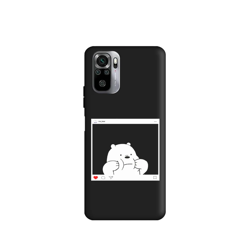 کاور طرح  خرس کله فندقی  کد y9239 مناسب برای گوشی موبایل شیائومی  Redmi Note 10S