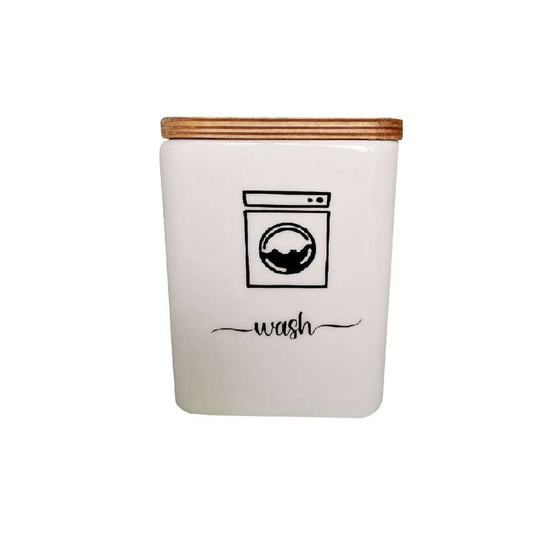 ظرف پودر لباسشویی مدل سرامیکی کد 1035