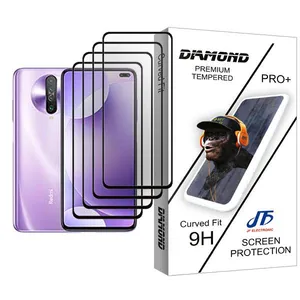 JF Diamond Glass MIX004 Screen Protector For Xiaomi Redmi K30 Pack Of 4