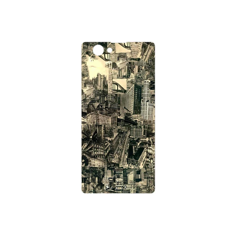 برچسب پوششی ماهوت مدل Collage of Skyscraper مناسب برای گوشی موبایل سونی Xperia Z1 Compact