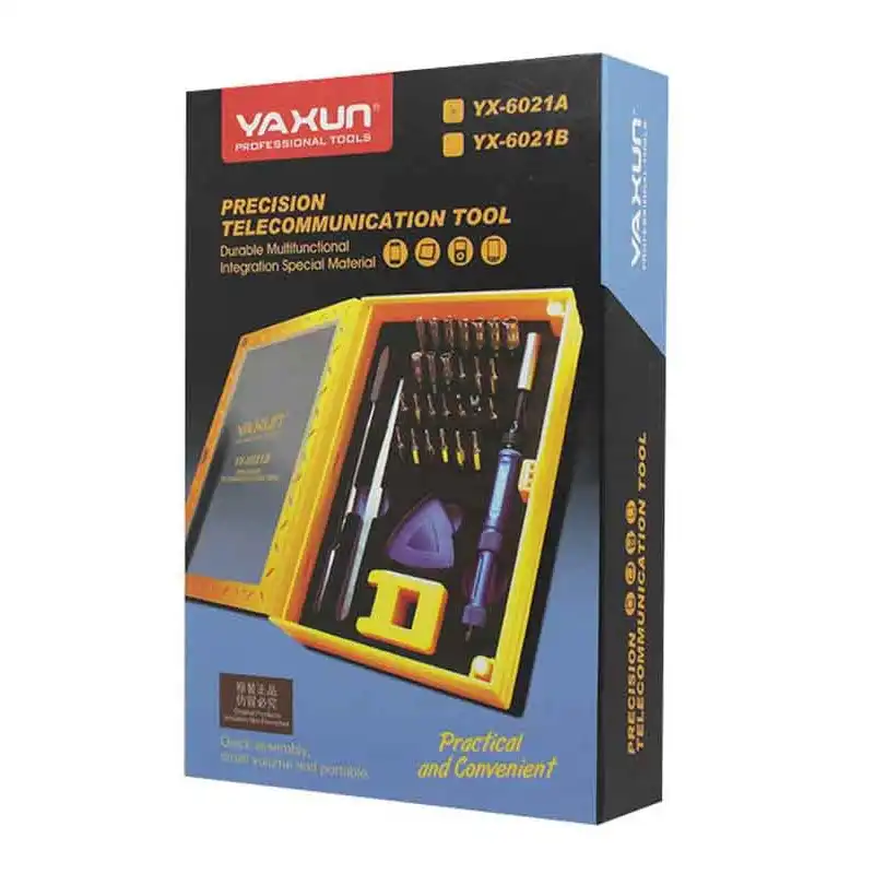 مجموعه 60 عددی سری پیچ گوشتی یاکسون مدل YX-6021A