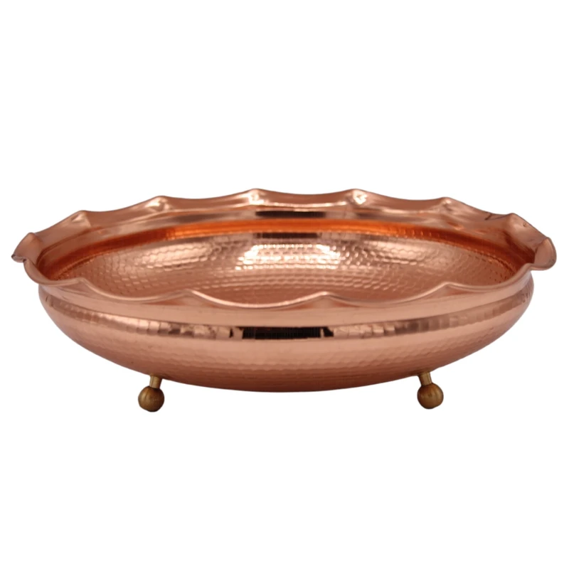 آجیل خوری مسی مدل 3 پایه کد 243424346