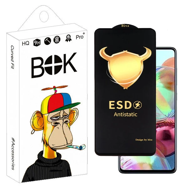 محافظ صفحه نمایش بوک مدل Biva Antistatic Glavers مناسب برای گوشی موبایل سامسونگ galaxy A21s / a71