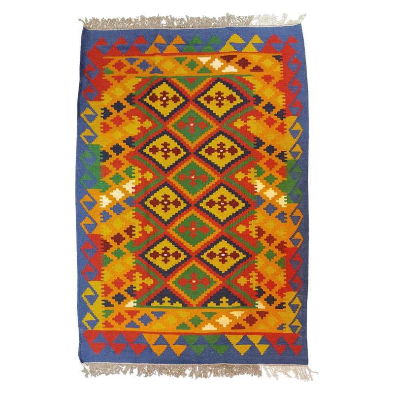 گلیم دستباف دو متری مدل قشقایی کد 5015