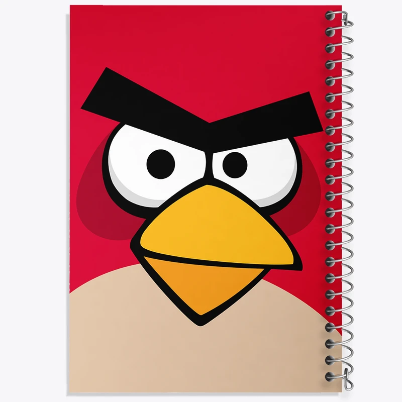 دفتر لیست خرید 50 برگ خندالو طرح پرندگان خشمگین کد N43