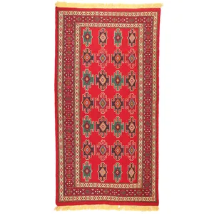 گلیم دستبافت دو ونیم متری مدل کردی کد 1409415