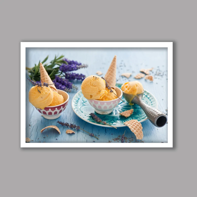 تابلو مدل آشپزخانه طرح بستنی کد LA-G10197