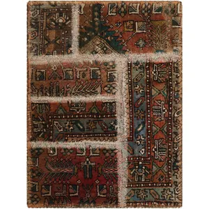 کلاژ فرش دستبافت نیم متری فرش هریس کد 101943