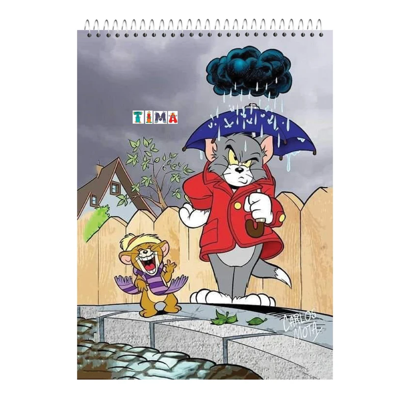 دفتر نقاشی 50 برگ تیما مدل TOM