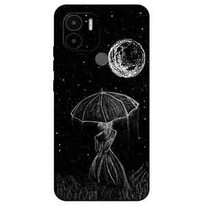 Megafone Girl and Moon 1369 Cover For Xiaomi Redmi A1 Plus / A2 Plus