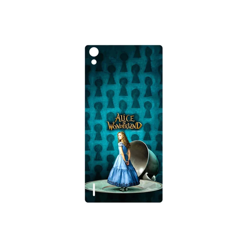 برچسب پوششی ماهوت مدل Alice in Wonderland مناسب برای گوشی موبایل هوآوی Ascend P7