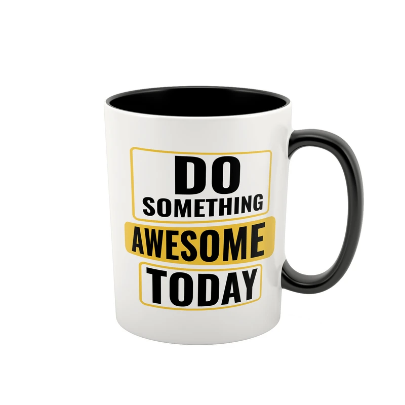 ماگ لیوانچی مدل جملات انگیزشی طرح AWESOME TODAY کد 02