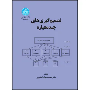 کتاب تصمیم گیری های چند معیاره ( اصغر پور) اثر دکتر محمدجواد اصغرپور انتشارات دانشگاه تهران