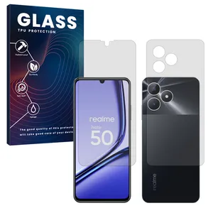 Glass Resistant model matte Screen Protector Suitable for Realme Note 50 Mobile Phone Comes with a back protector