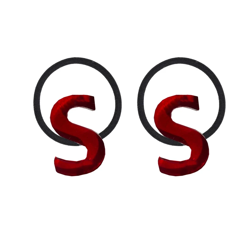 کش مو زنانه مدل حرف انگلیسی S بسته 2 عددی