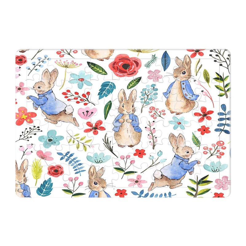 پازل 54 تکه هومرو مدل PL193 طرح انیمیشن پیتر خرگوشه