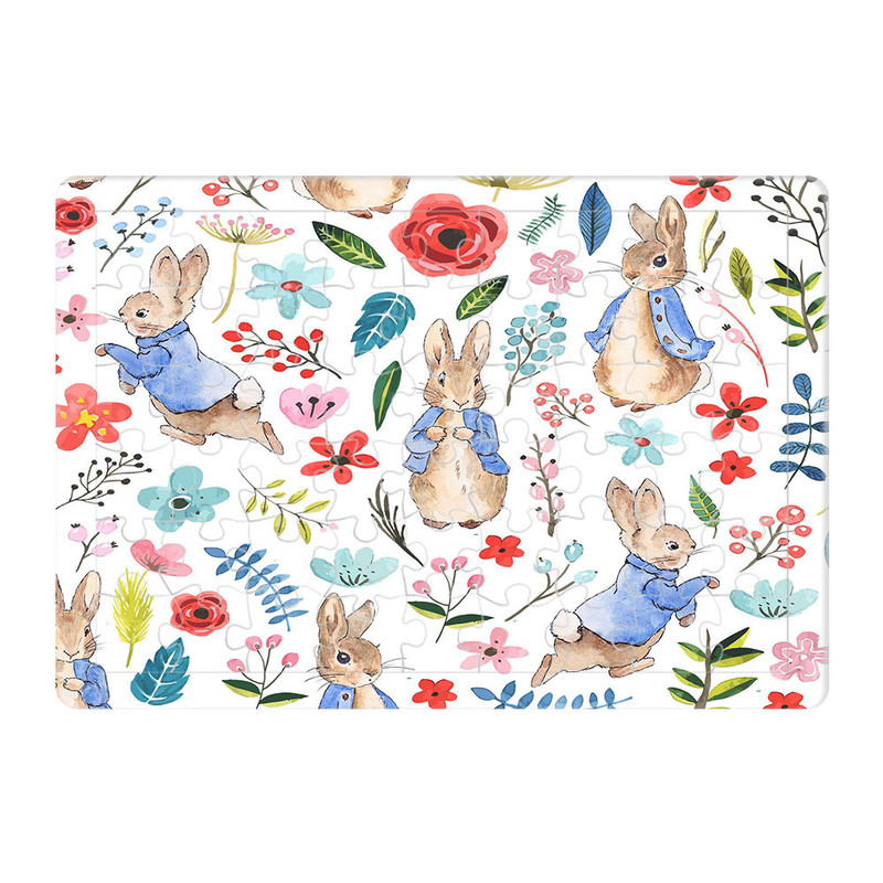 پازل 54 تکه هومرو مدل PL193 طرح انیمیشن پیتر خرگوشه