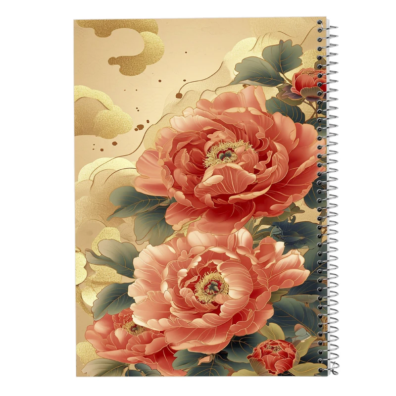 دفتر مشق 50 برگ مدوپد مدل گل کد DF15946