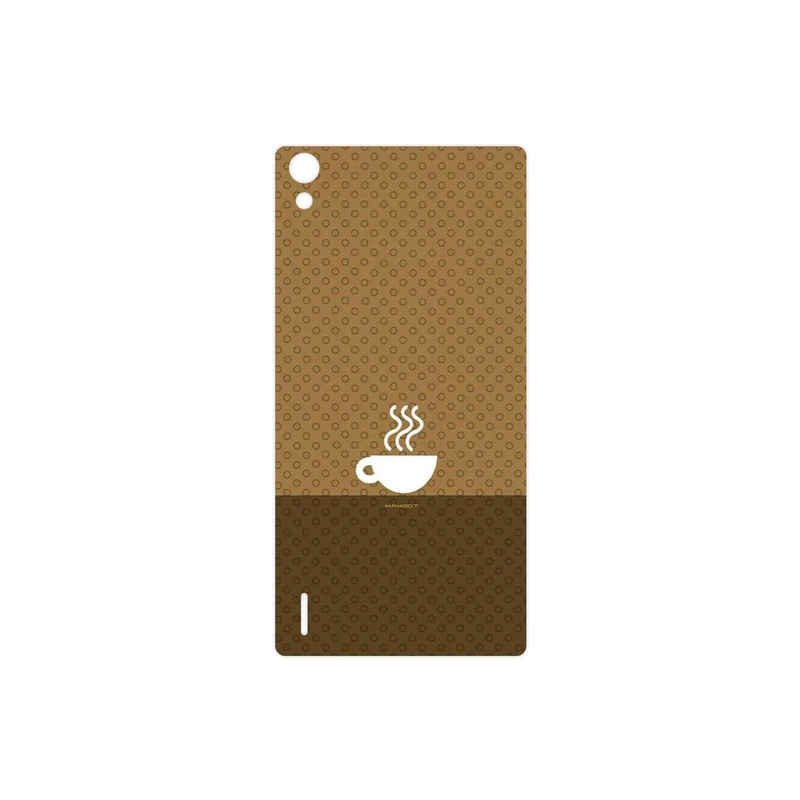 برچسب پوششی ماهوت مدل Minimal Cup of Coffee Icon مناسب برای گوشی موبایل هوآوی Ascend P7
