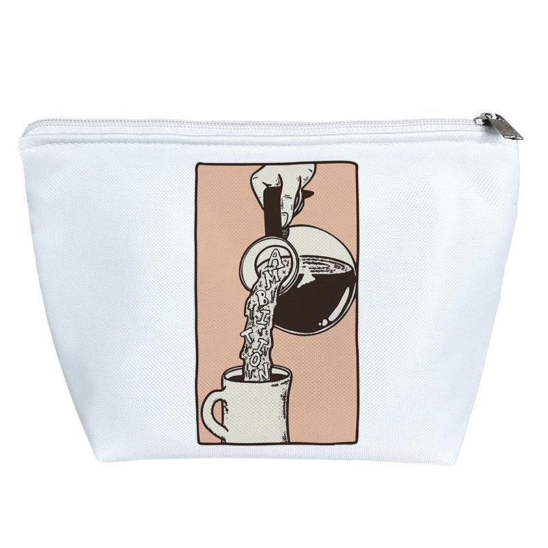 کیف لوازم آرایش دخترانه خندالو مدل قهوه کد 10366