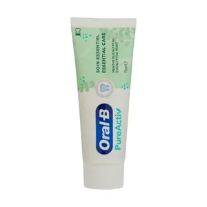 خمیر دندان اورال-بی مدل PureActive Menthe حجم 75 میلی لیتر