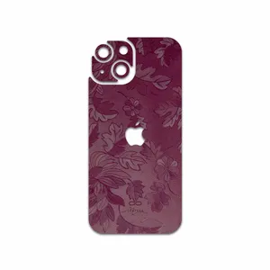 MAHOOT Red-Wildflower Cover Sticker for Apple iPhone 15