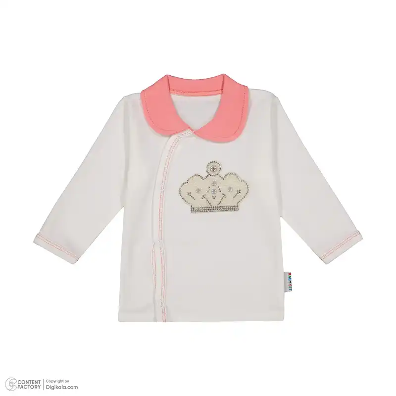 ست 5 تکه لباس نوزادی مدل تاج نیلا