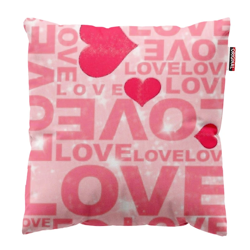 کوسن پاد آفرین طرح عشق کد 2294 سایز 30*30 سانتی متر