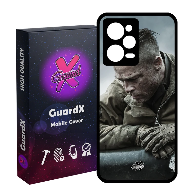 کاور گارد ایکس طرح Brad Pitt مدل Glass10134 مناسب برای گوشی موبایل شیائومی Redmi Note 12 Pro 5G/Poco X5 Pro 5G/Note 12 Pro Pro speed