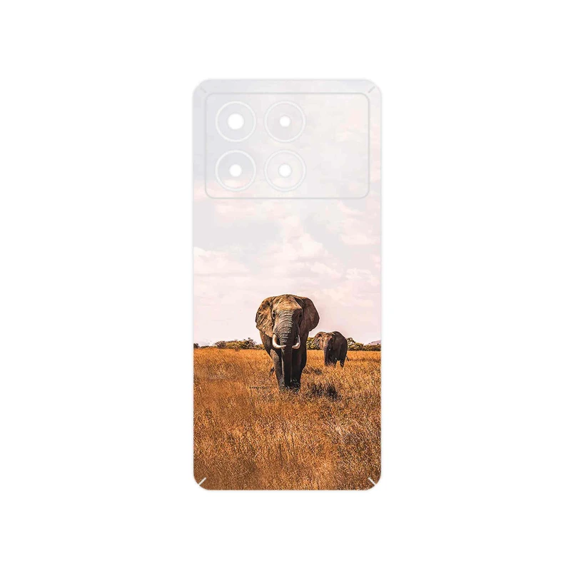 برچسب پوششی ماهوت مدل Elephant مناسب برای گوشی موبایل شیائومی Poco X6 Pro