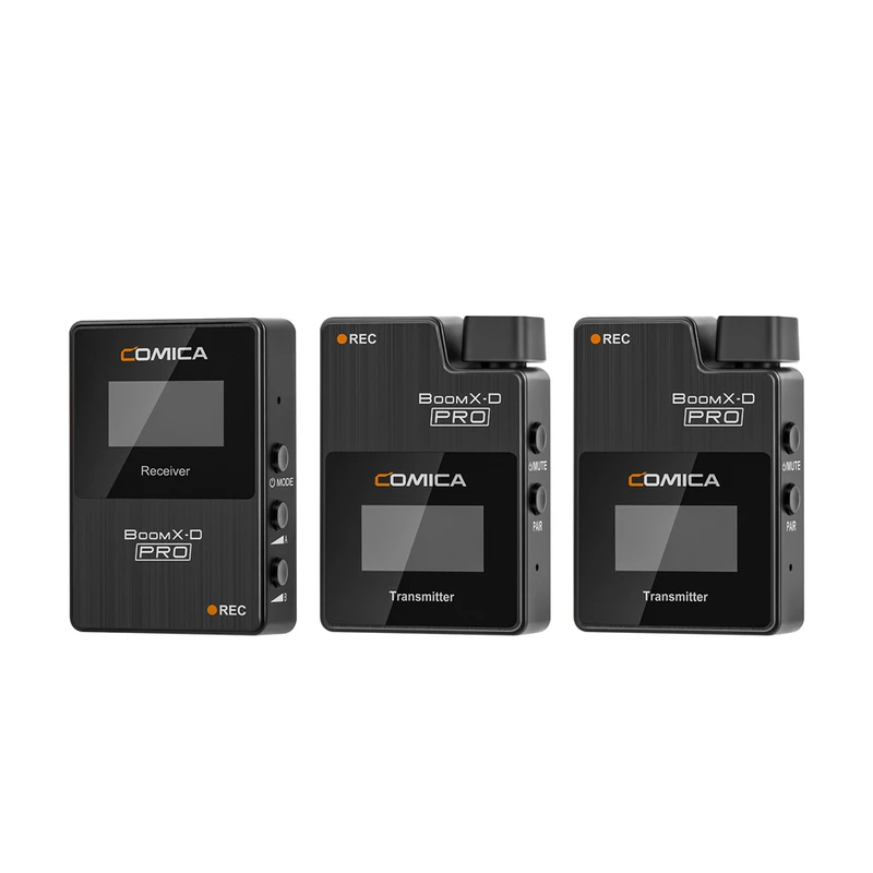 ست میکروفن بی سیم کامیکا مدل BoomXD Pro D2