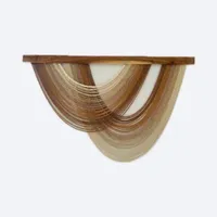 دیوارکوب مکرومه مدل بومریس دوهلالی