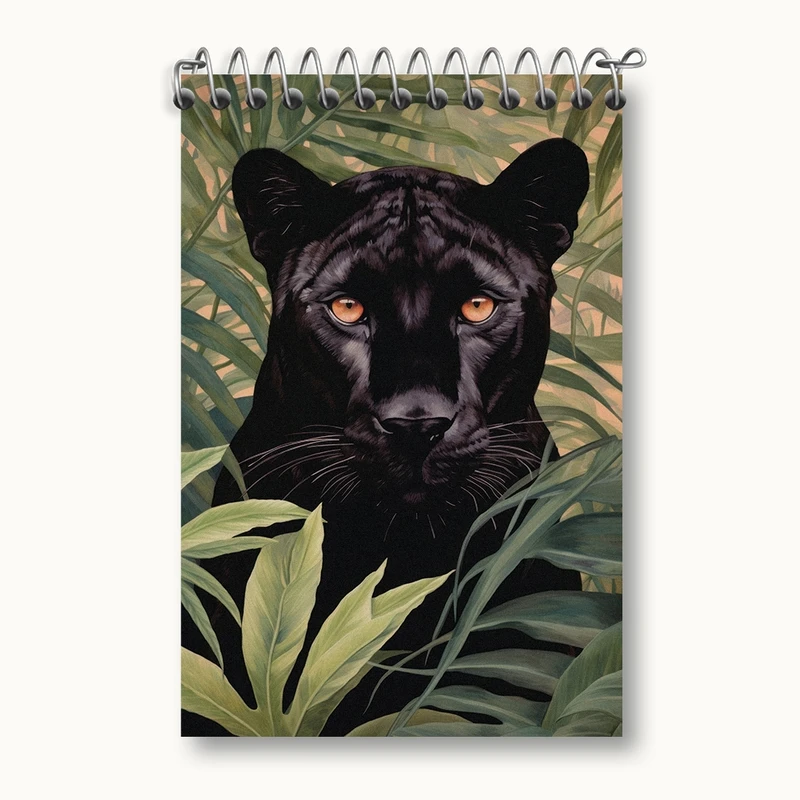 دفتر یادداشت 50 برگ خندالو مدل ببر سیاه کد F2810