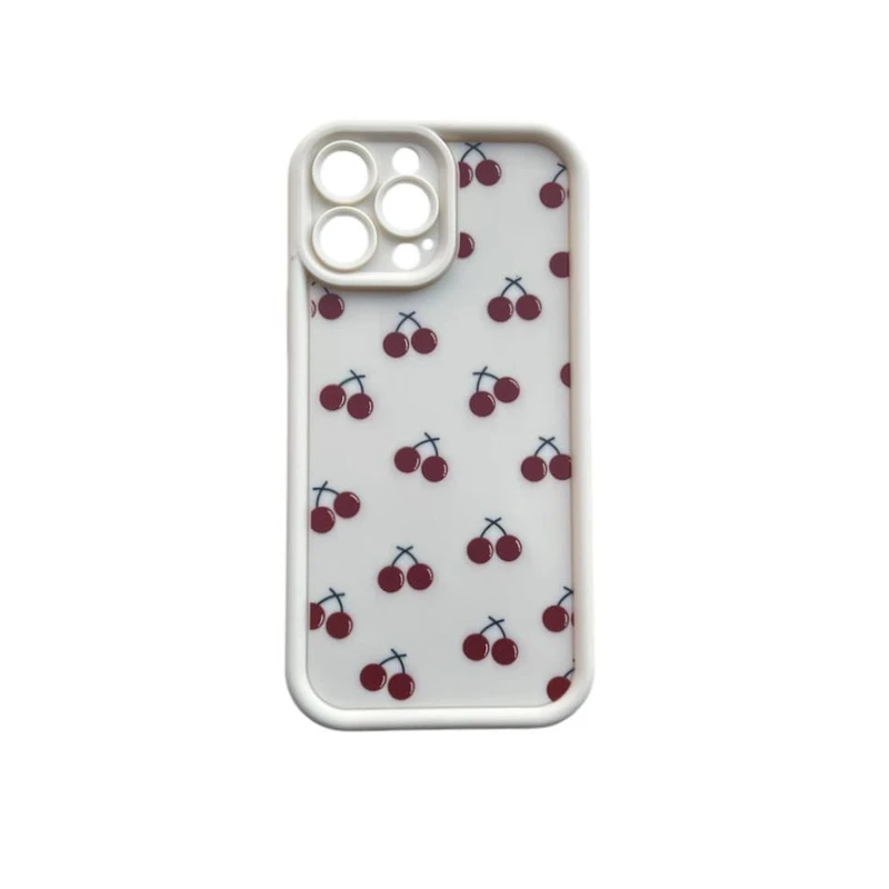 کاور مدل سیلیکونی طرح آلبالوریزه مناسب برای گوشی موبایل اپل Iphone 16 promax