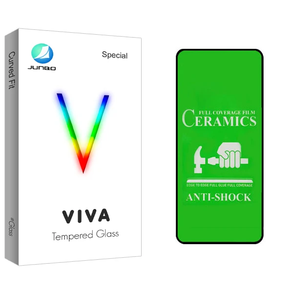 محافظ صفحه نمایش سرامیکی جانبو مدل Viva Glass مناسب برای گوشی موبایل شیائومی Poco X3