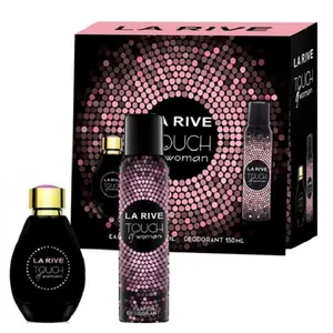 ست ادو پرفیوم زنانه لا ریو مدل Touch Of Woman حجم 90 میلی لیتر