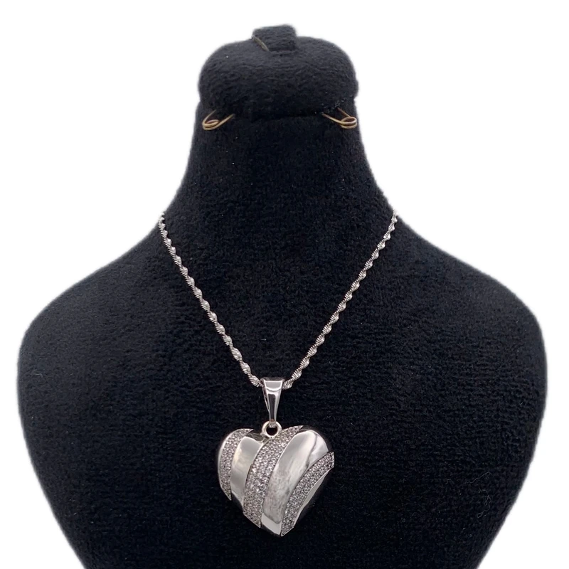 گردنبند زنانه ژوپینگ مدل قلب جواهری KYTAKP210