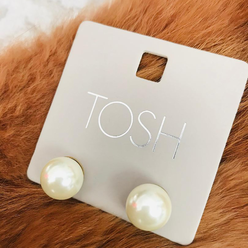 گوشواره زنانه تاش مدل مروارید ساحل